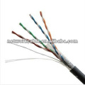 0.5mm cat5 cabo de rede FTP com material virgem